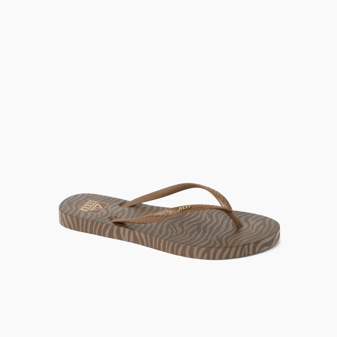 Reef Seaside Print Choco Zebra