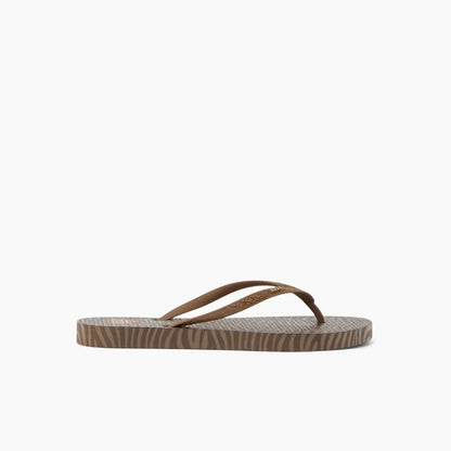 Reef Seaside Print Choco Zebra