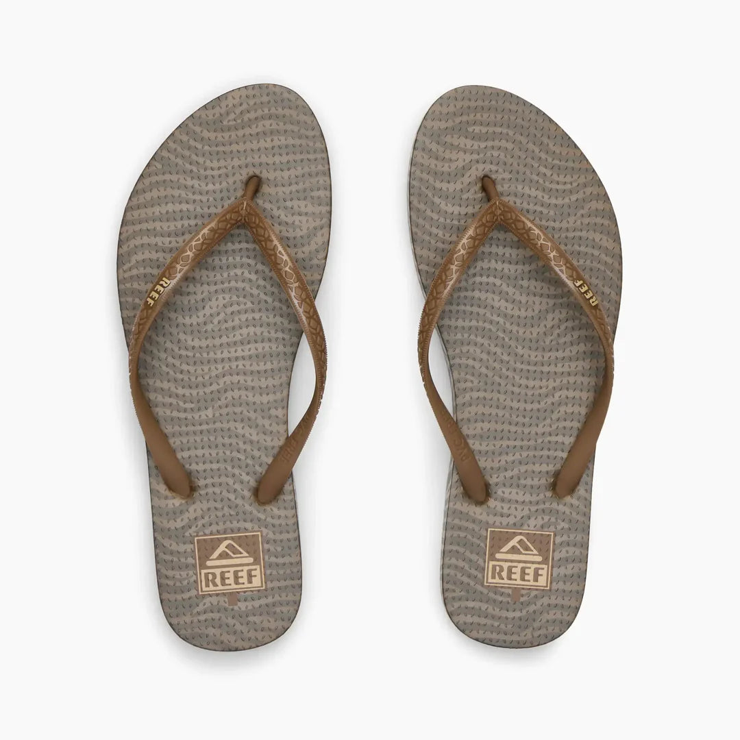 Reef Seaside Print Choco Zebra