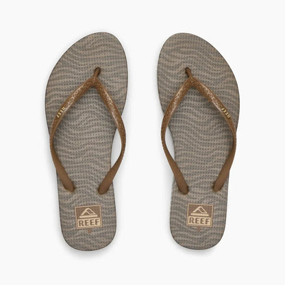 Reef Seaside Print Choco Zebra
