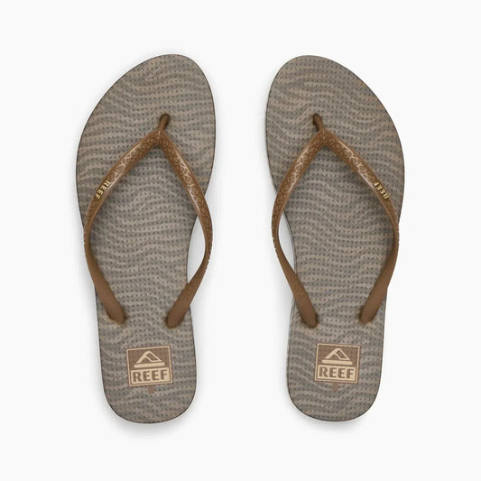 Reef Seaside Print Choco Zebra
