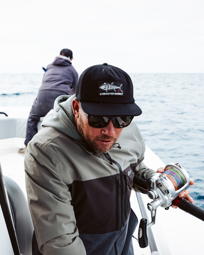 Salty Crew Fish Market Trucker - Black