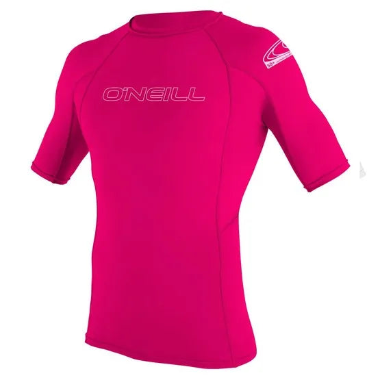 O´Neill Youth Basic Skins SS Rash Guard Watermelon