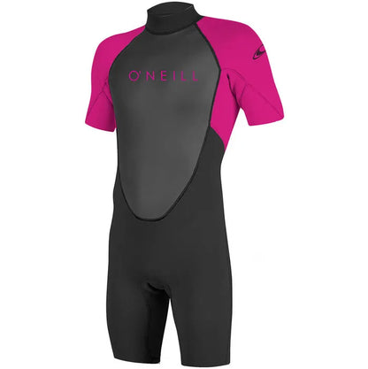 O'Neill Youth Reactor II 2mm Back Zip Shorty Neopreno