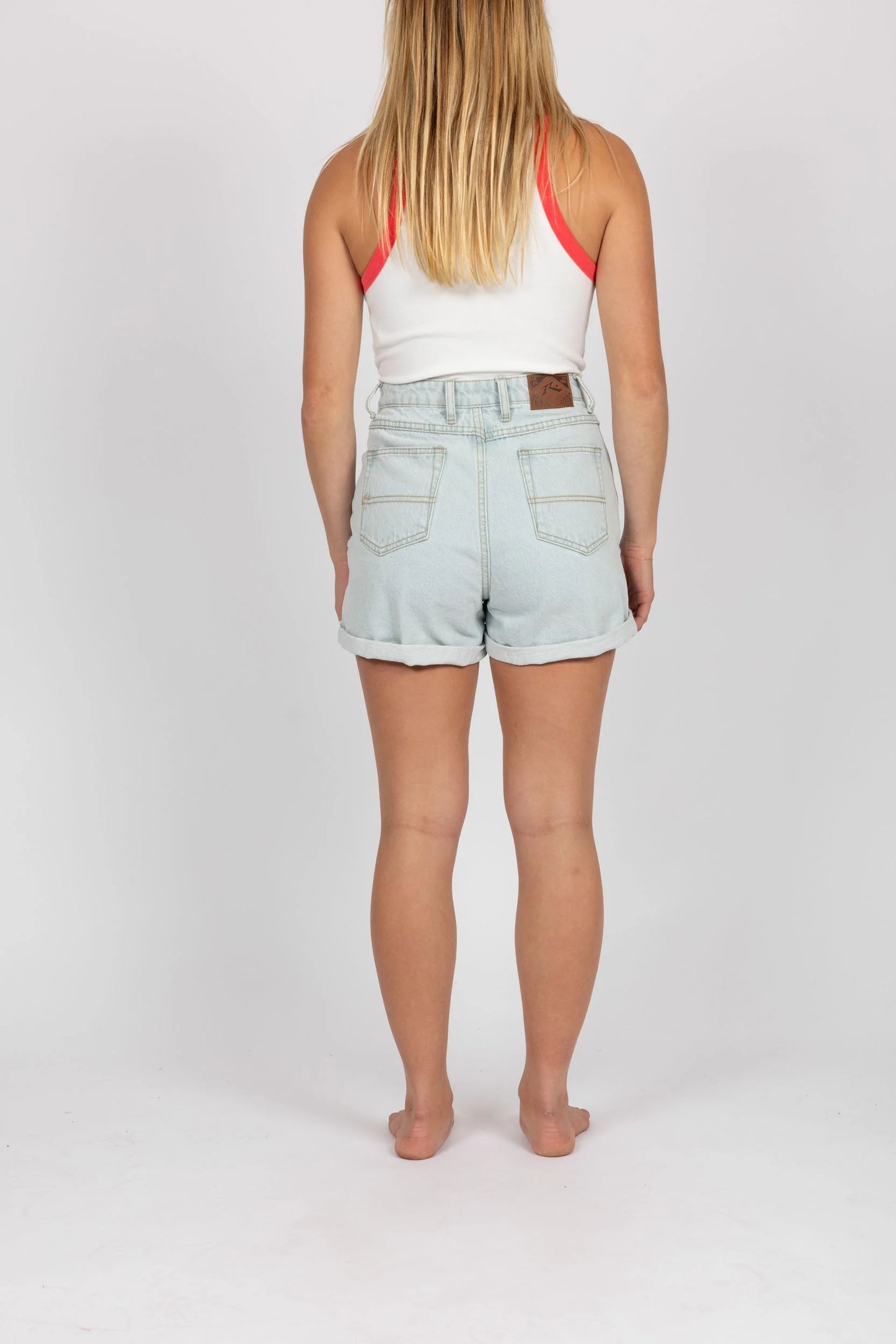 Rusty Hermosa High Rise Denim Short