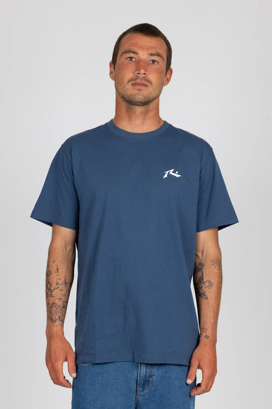 Rusty Basline SS T-Shirt Navy