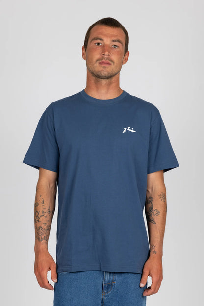 Rusty Basline SS T-Shirt Navy