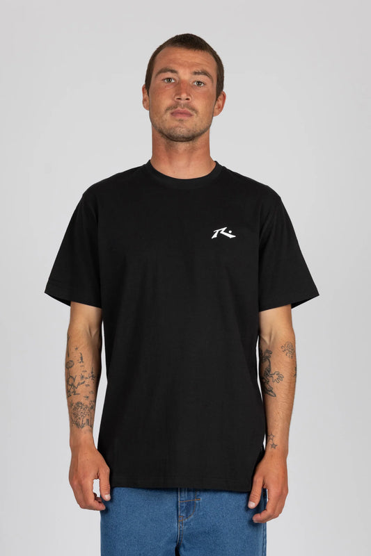 Rusty Basline SS T-Shirt Black