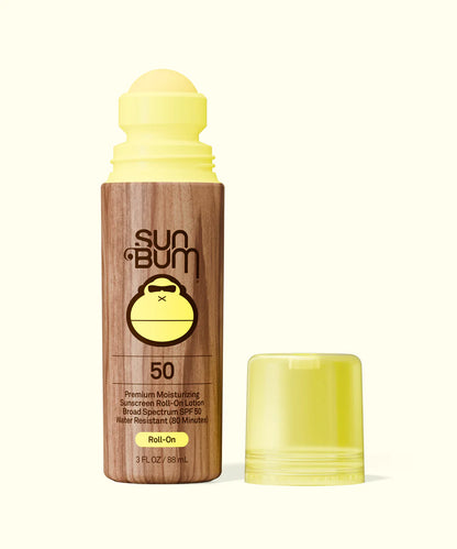 SunBum Original SPF 50 Sunscreen Roll-On Lotion