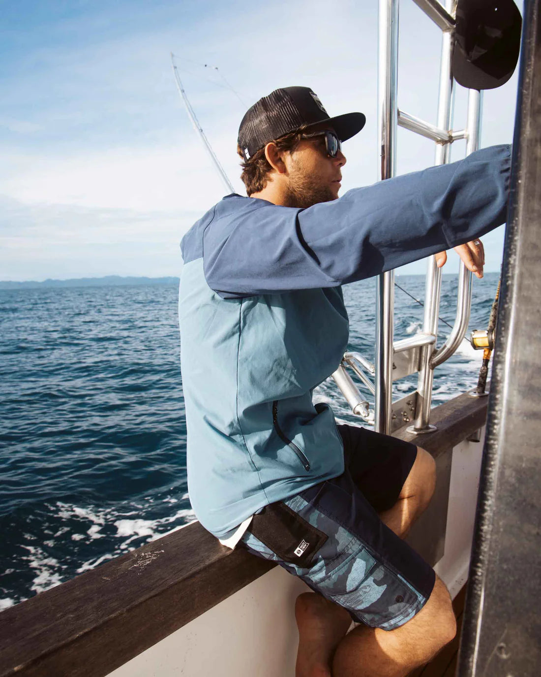 Salty Crew Stowaway Jacket Charocal