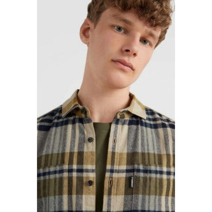 O'neill Chemise Flannel Homme Beige Plaid Check