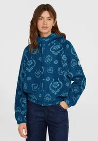 O'Neill O'riginals Superfleece Hoodie | Blue Artdeco Floral