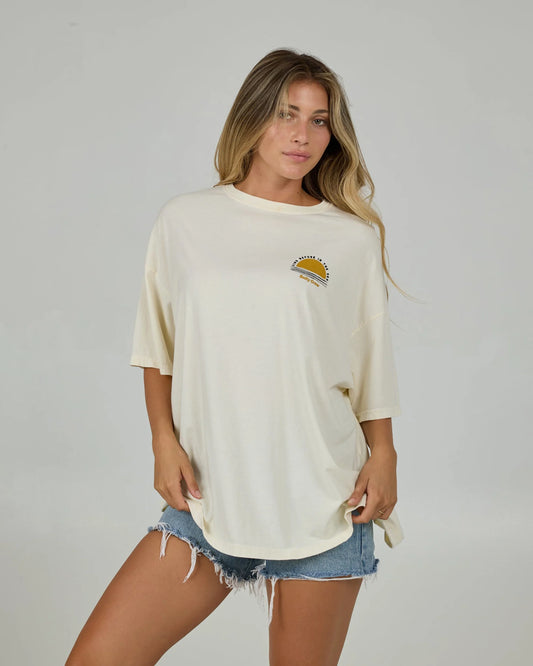 Salty Crew Palm Set cover up Tee - white