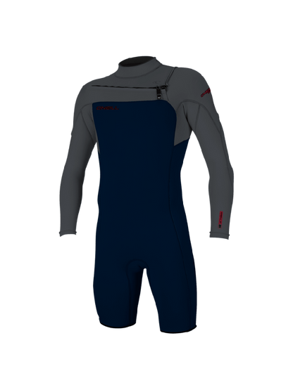 Men Hammer 2mm Chest Zip Long Sleeve Spring Wetsuit Black