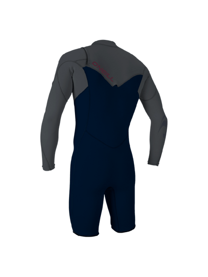 Men Hammer 2mm Chest Zip Long Sleeve Spring Wetsuit Black