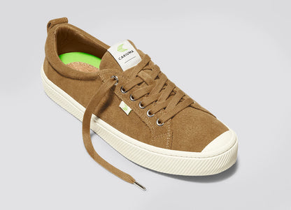 Cariuma Oca Low Camel Suede Sneakers