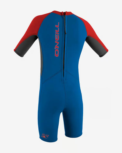 Traje neopreno corto O'Neill Toddler Reactor 2/2 mm azul rojo gris infantil