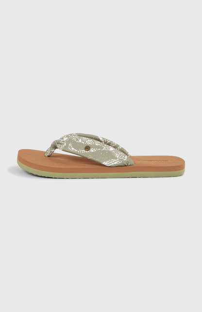 O'Neill Ditsy Sun Sandals Green