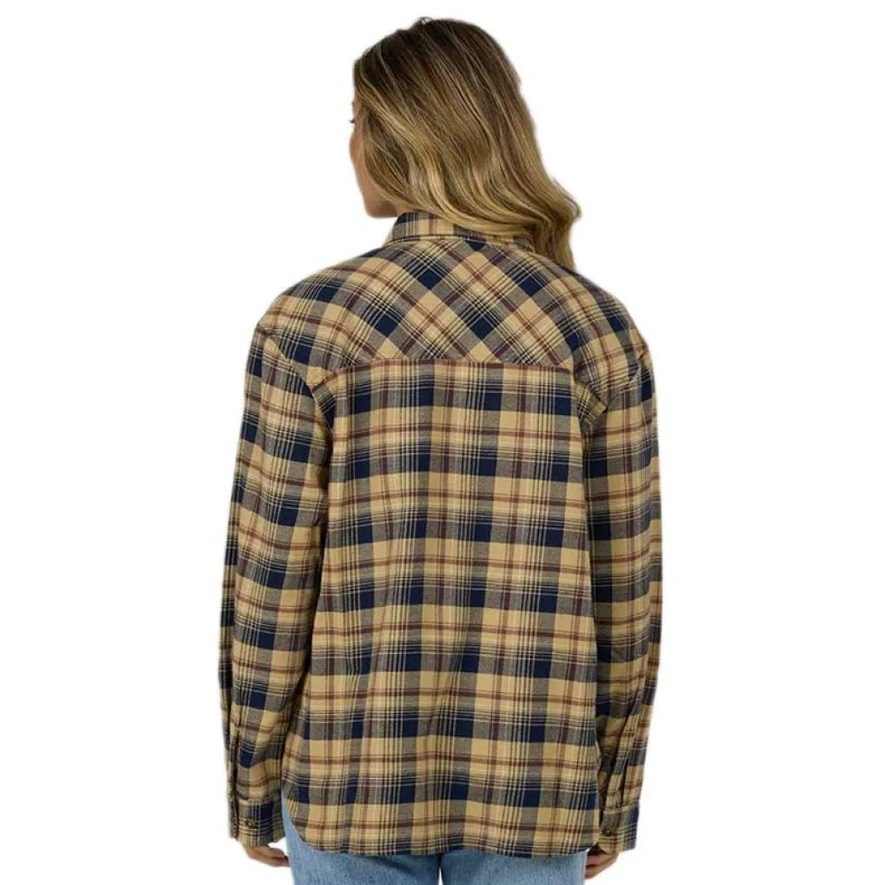 Salty Crew  Shore Break Flannel Khaki