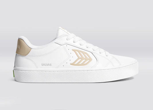 CARIUMA SALVAS White Leather Shifting Sand