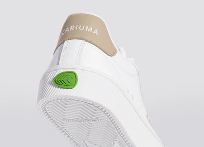 CARIUMA SALVAS White Leather Shifting Sand