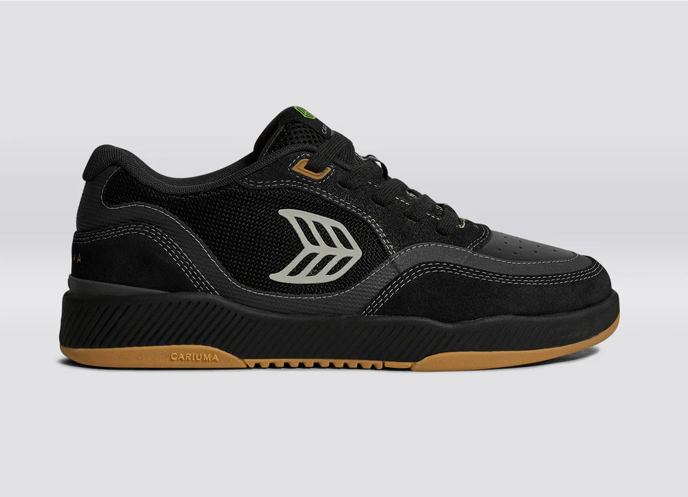CARIUMA UBA PRO Black Suede and Mesh Silver