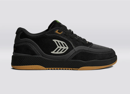 CARIUMA UBA PRO Black Suede and Mesh Silver